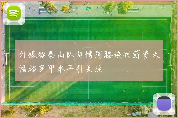 外媒称泰山队与博阿滕谈判薪资大幅超罗甲水平引关注